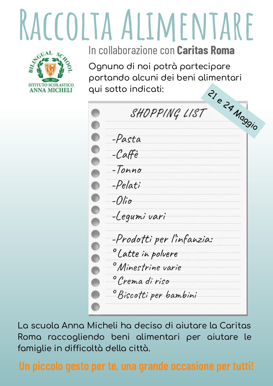 Volantino raccolta alimentare DEF